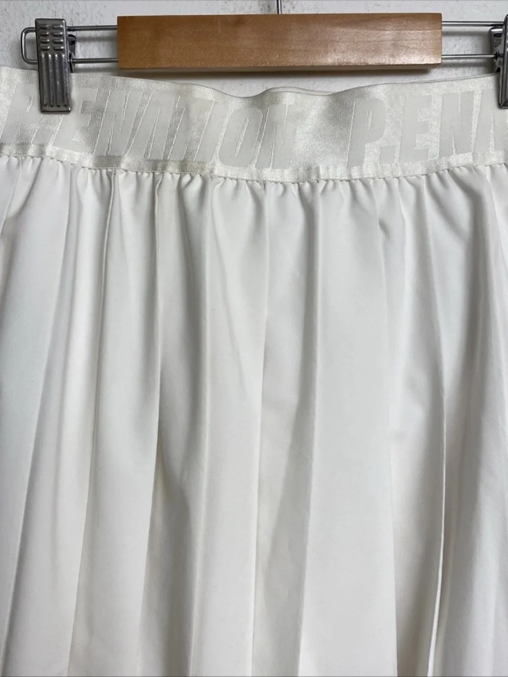 PE Nation Volley Pleated Skirt Skort White  Tennis Pickleball Anthropologie Sz M